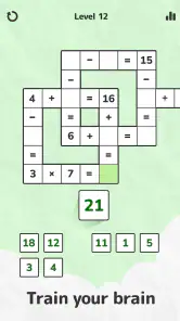 Jogos De Matemática Crossword screenshot