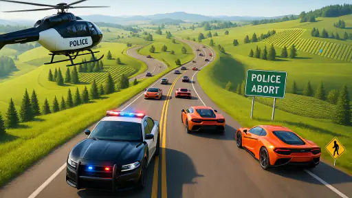 jogos de polícia carro offline screenshot