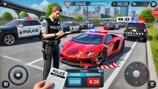 jogos de polícia carro offline screenshot
