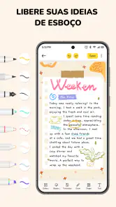 Journal: Agenda, Notas, PDFs screenshot