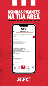KFC Portugal screenshot