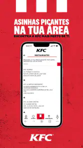 KFC Portugal screenshot
