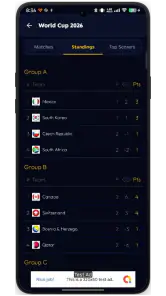 Kixaro Football Live screenshot