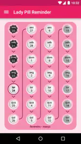 Lady Pill Reminder screenshot
