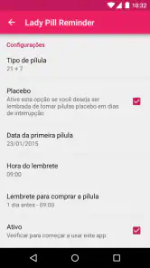 Lady Pill Reminder screenshot