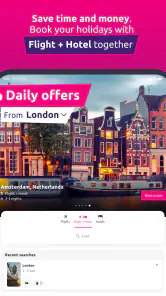 lastminute.com: holiday deals screenshot