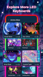 Led Keyboard - Neon Themes screenshot