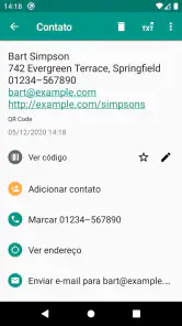 Leitor de código QR screenshot