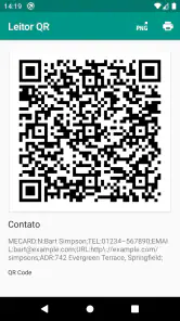 Leitor de código QR screenshot