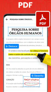 Leitor de documentos: PDF, DOC screenshot