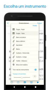 Leitor de partituras musicais screenshot