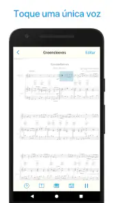 Leitor de partituras musicais screenshot