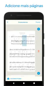 Leitor de partituras musicais screenshot