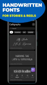 Leto · Fontes para Instagram screenshot