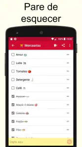 Lista de compras screenshot