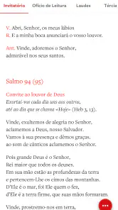 Liturgia Das Horas screenshot