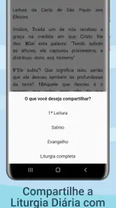 Liturgia Diária Católica screenshot