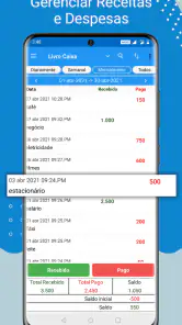 Livro Caixa- despesas diarias screenshot