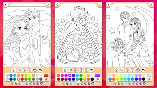 Livro Valentim para colorir screenshot