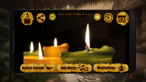 Luz Noturna | Vela e Lareira screenshot