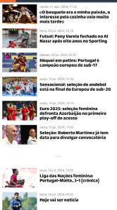 Maisfutebol screenshot