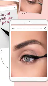 Makeup Tutorial de maquiagem screenshot