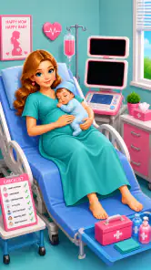Mamãe e Bebê Recém-Nascido screenshot