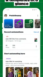 Manychat screenshot