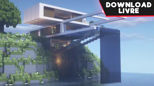Mapa de Casa Moderna Minecraft screenshot