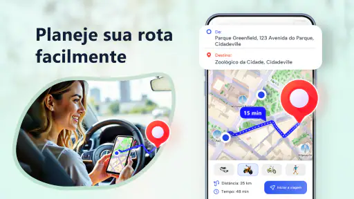 Mapas GPS: vista de satélite screenshot