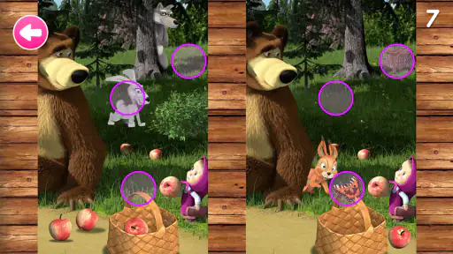 Masha e o Urso. Jogo Educativo screenshot