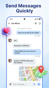 Messages Home: SMS Texting App screenshot