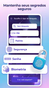 Meu Diário com Senha de Dedo screenshot
