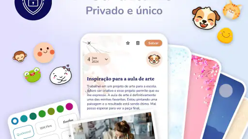 Meu Diário: Diário Privado screenshot