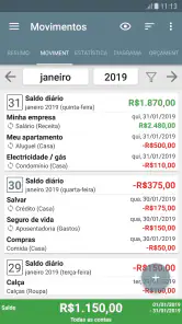 Meu orçamento screenshot