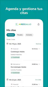 MiRedSalud screenshot