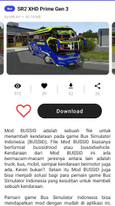 Mod Bussid Terbaru STJ Draka screenshot