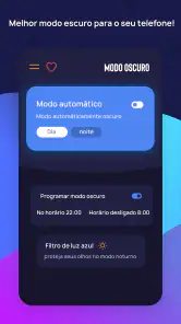 Modo escuro - Modo noturno screenshot