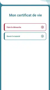Mon certificat de vie screenshot