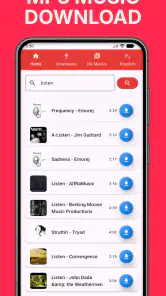 Mp3 Music Downloader app screenshot