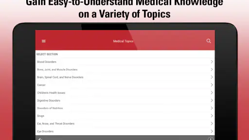 MSD Manual Consumer screenshot