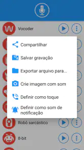Muda voz com efeitos screenshot