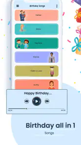 Músicas de feliz aniversário screenshot