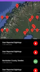 My Aurora Forecast & Alerts screenshot