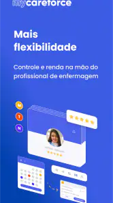 MyCareforce - Plantões e Vagas screenshot