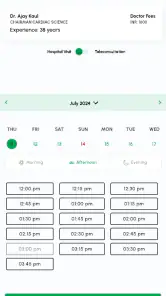myFortis screenshot