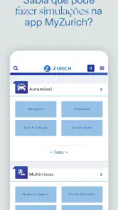 MyZurich screenshot