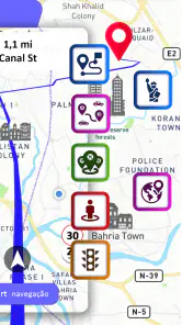 Navegação GPS, mapas e rotas screenshot