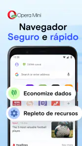 Navegador da Web Opera Mini screenshot
