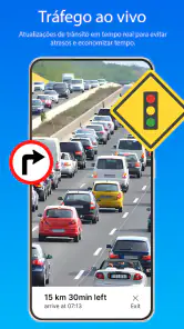 Navegador GPS com mapas e voz screenshot